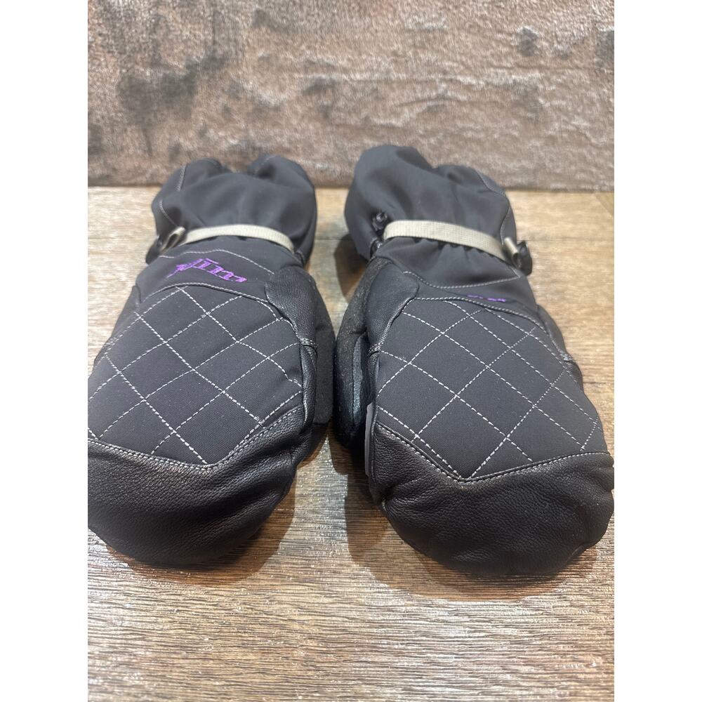 KLIM Women’s Allure Snowmobile Gore-Tex Mittens XL Black/Purple - Picture 5 of 10